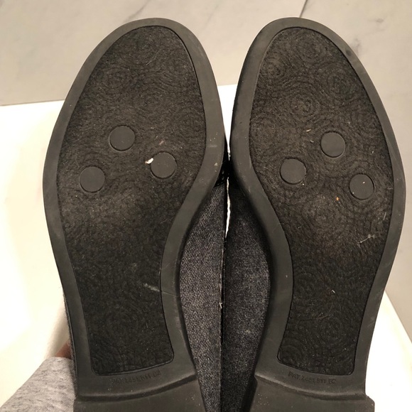 Franco Sarto Tweed Textured Patent Leather Loafers - Picture 7 of 11